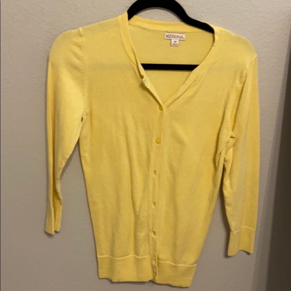 Yellow sweater